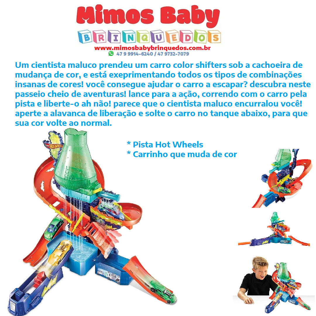 Estação Científica Hot Wheels Color – Mattel – Maior Loja de Brinquedos da  Região