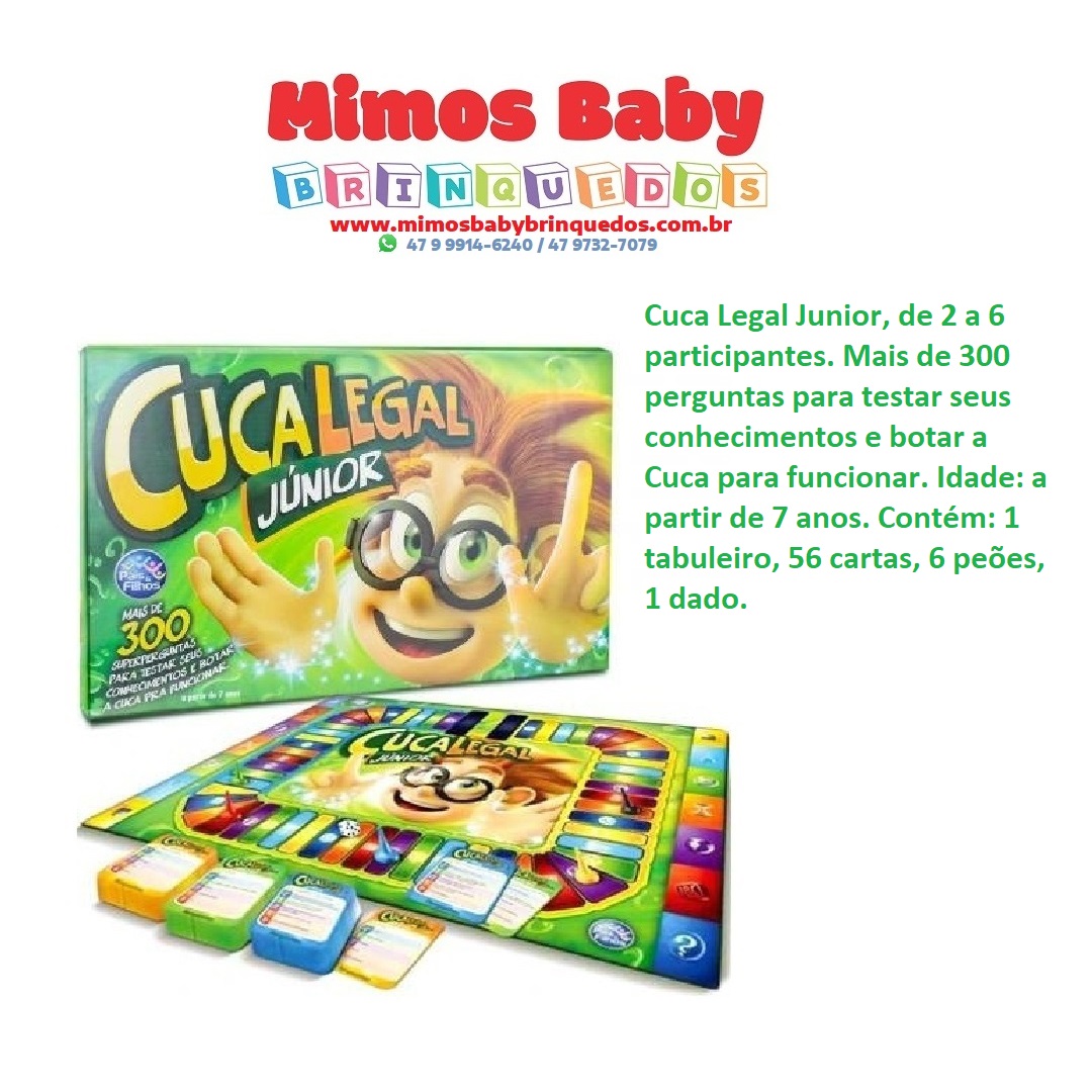 Jogo de Tabuleiro Cuca Legal Junior