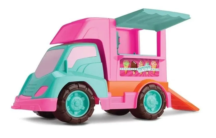 Caminhao de brinquedo grande truck k-samba com rodas