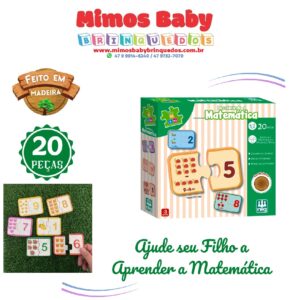 Jogo Madeira 20 Peças Matemática Nig Brinquedos - Bom Preço Magazine