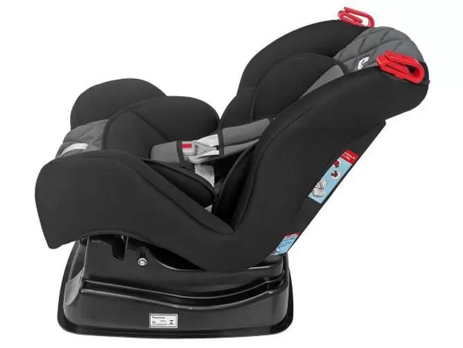 Cadeira Para Auto 15 a 36 Kg Safety & Comfort Cinza Tutti Baby