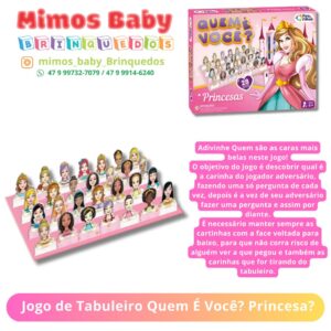 Jogo Quem é Você Princesas? - Pais e Filhos