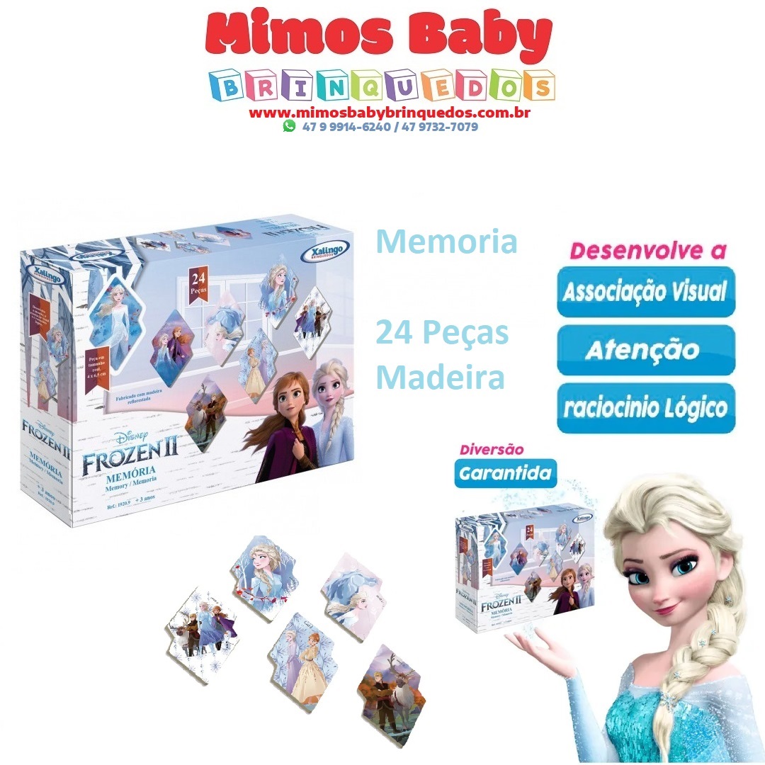 Jogo Infantil Big Box 4 Jogos Educativo Peças Grande Madeira