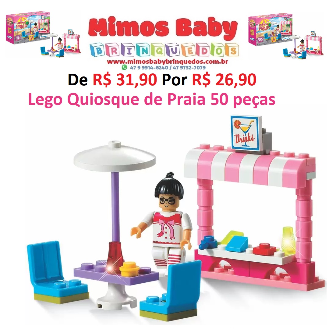 BRINQUEDO BLOCOS DE MONTAR CIDADE COM 4 PERSONAGENS XALINGO