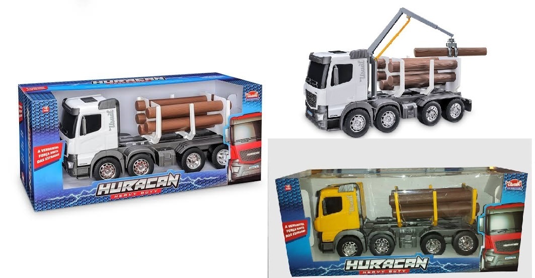 Caminhão Toras Huracan Brinquedo Grande - Usual Brinquedos