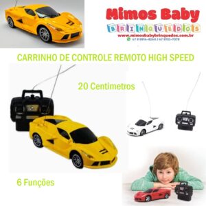 Carrinho Controle Remoto Ultra Carros 6 Funções -16 Centímetros – Maior  Loja de Brinquedos da Região