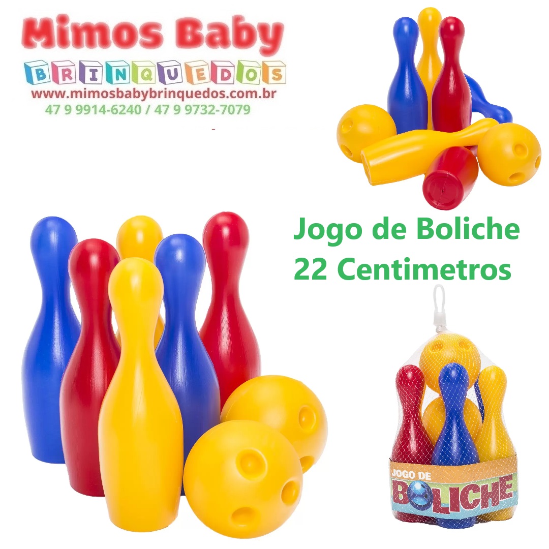 Jogo Boliche Infantil 25cm Cardoso Toys - Papellotti