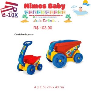 Carrinho Brinquedo Caminhão com Trator de Madeira Infantil - RJ - Caminhões,  Motos e Ônibus de Brinquedo - Magazine Luiza