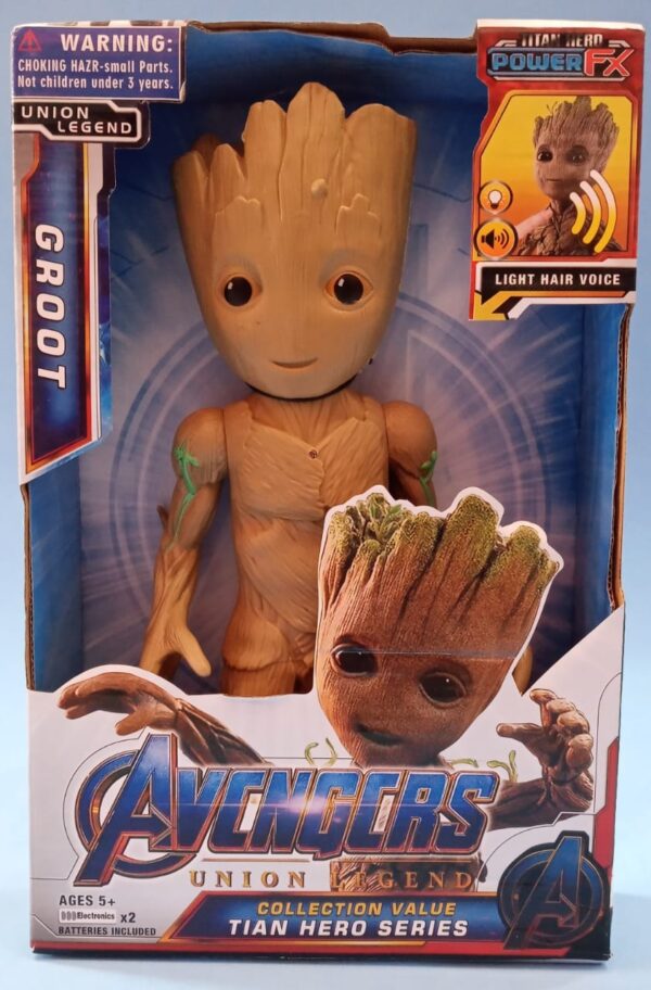 Boneco Guardiões Da Galaxia  Baby Groot - 30 Centímetros - Image 2