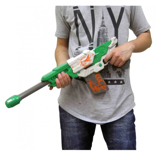 Arma Lançador Dardos Brinquedo Super Shot 10 Balas - Image 2