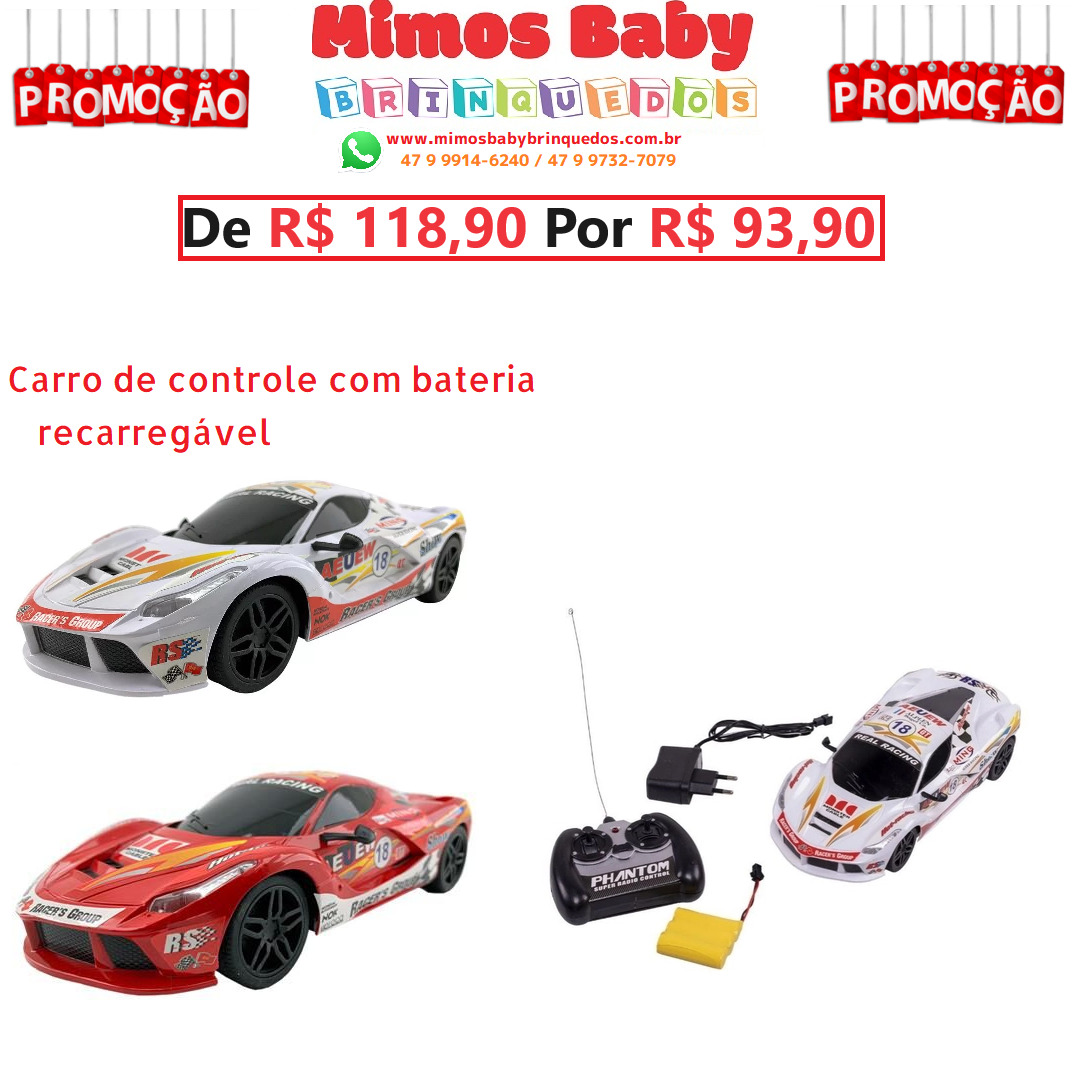 CARRO CONTROLE REMOTO SEM FIO SPORT