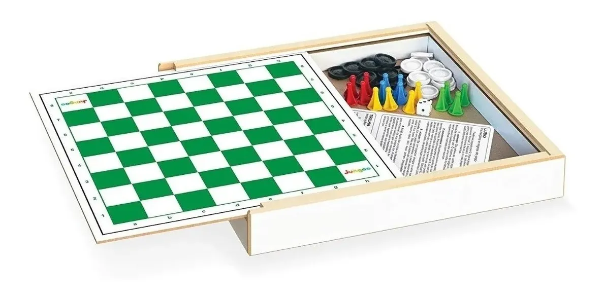 Ludo e Dama - Em kit com mais 2 Jogos de Tabuleiro, Elo7