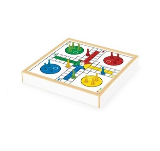Jogo de tabuleiro Ludo de 23,5 x 17,17 cm, jogo de tabuleiro