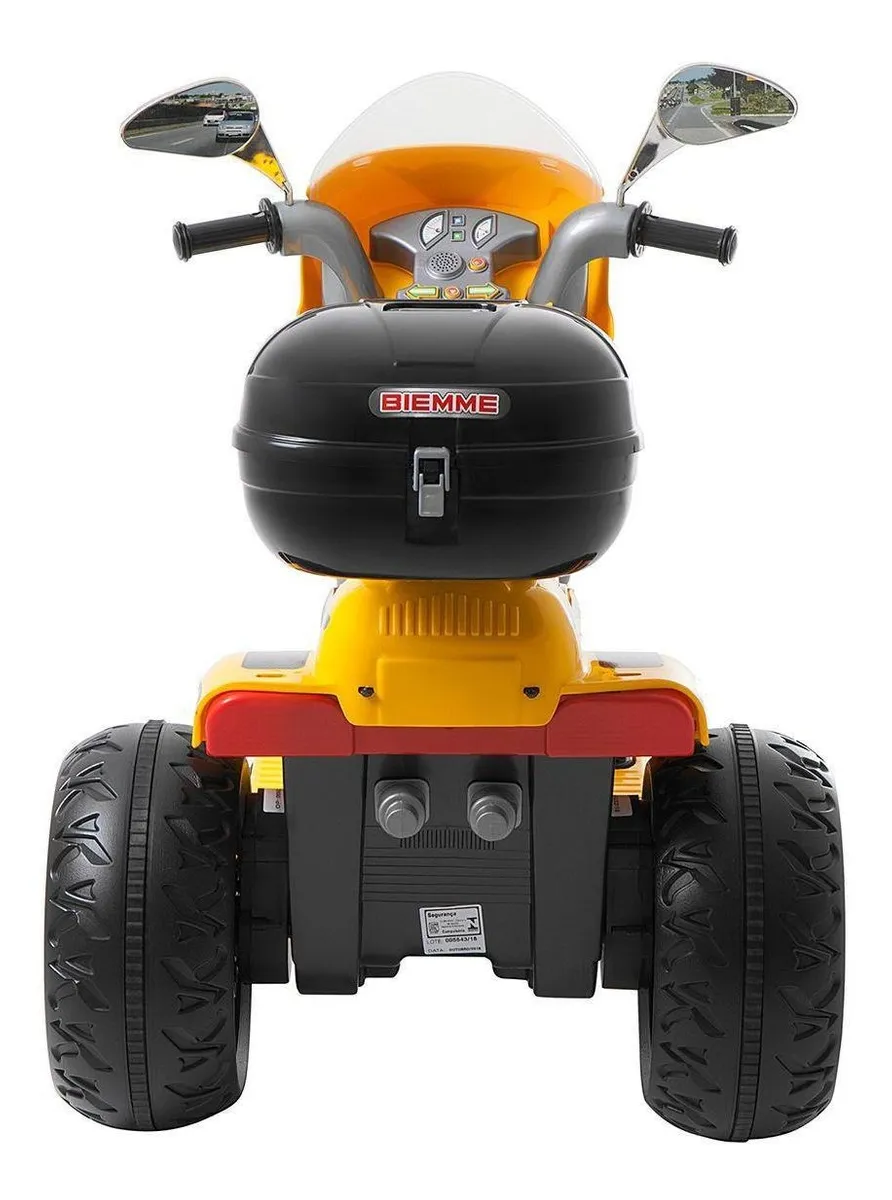 Moto Elétrica Infantil Som Luz Sprint Turbo Verde 12v Suporta Criança Até  35 Kg Grande Biemme no Shoptime