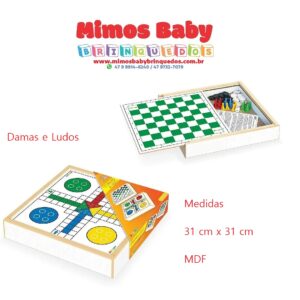 Jogo De Ludo Com Tabuleiro Em Mdf Sacola Junges – Maior Loja de