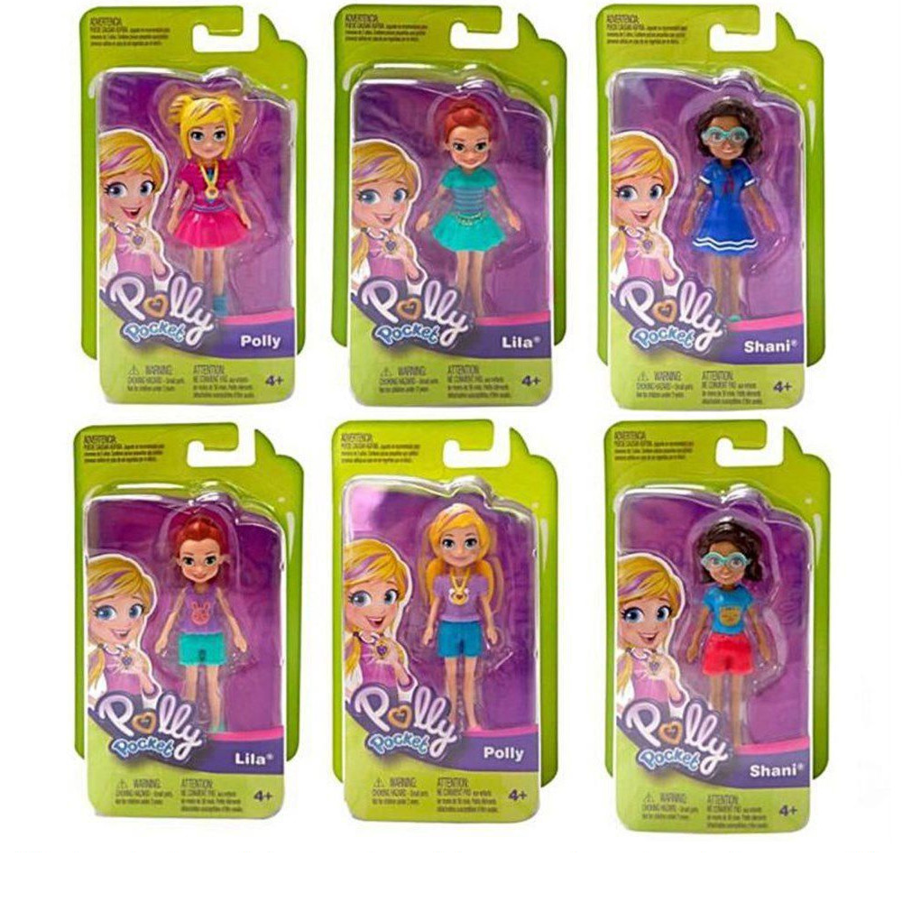 Polly Pocket Boneca 2 Amigas Hora de Brincar - Mattel