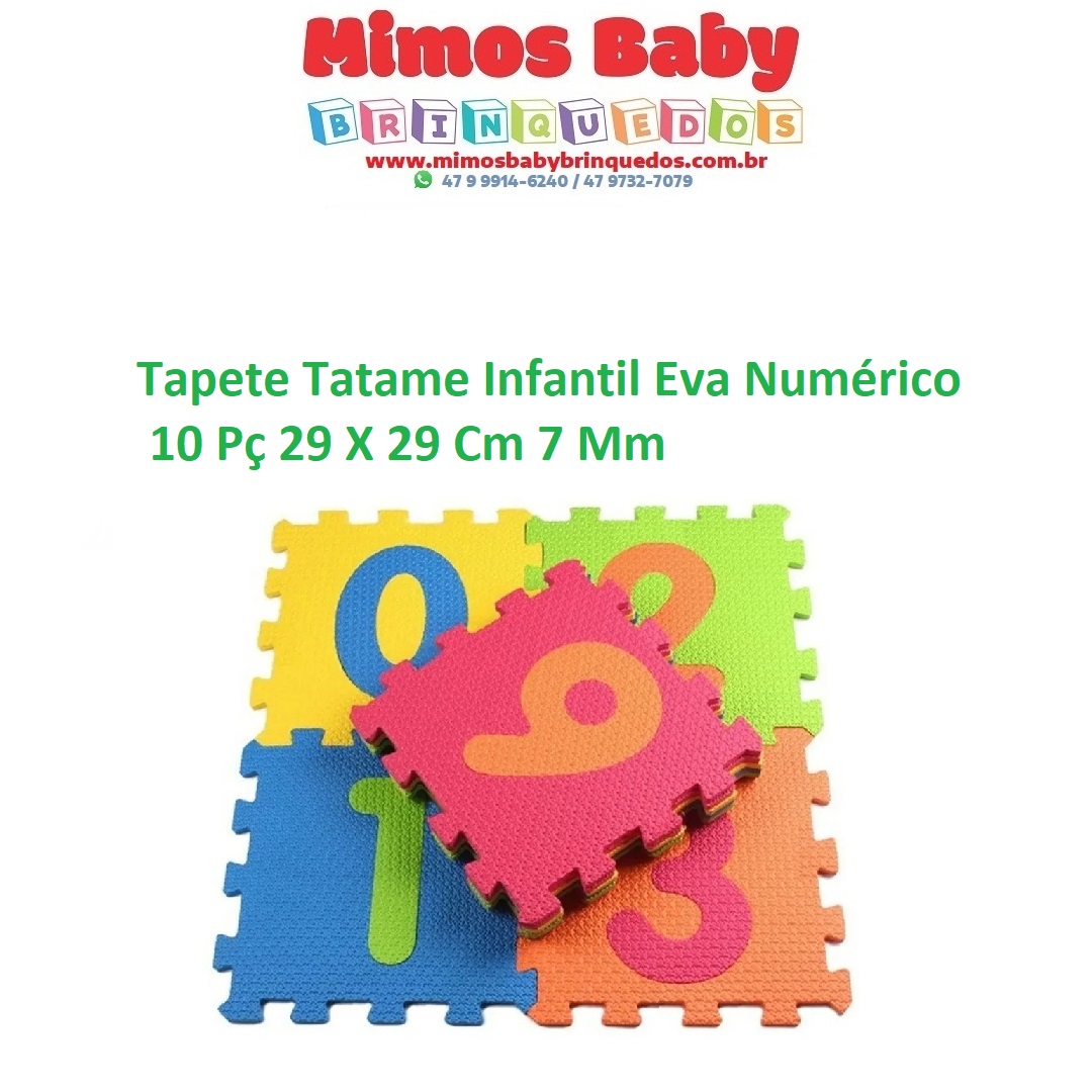 Quebra-cabeça Númerico Infantil em Eva