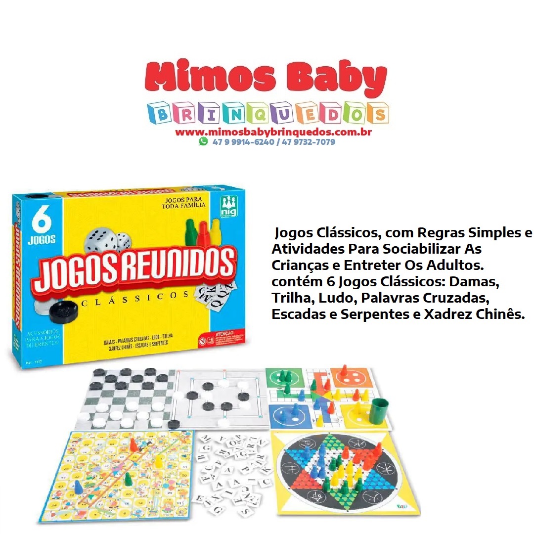 Jogo de Tabuleiro 3 Jogos Ludo, Dama e Trilha Pais e Filhos :  : Brinquedos e Jogos