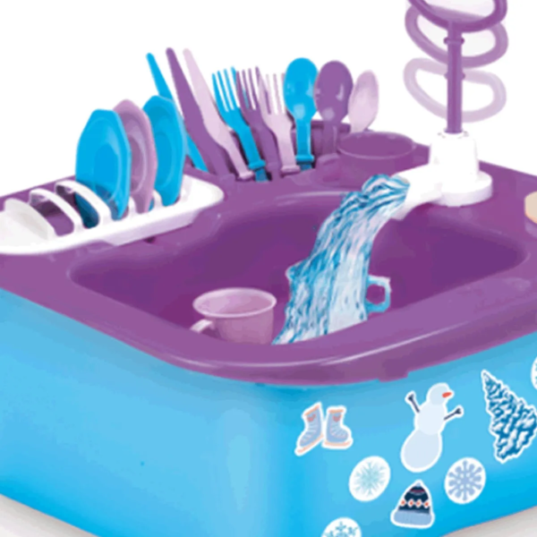 Brinquedo Lava Louça Acqua Brink Snow Acessórios Homeplay - Image 4