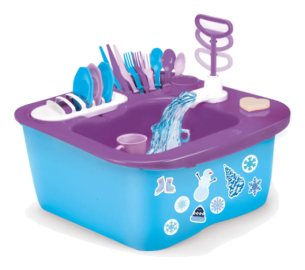 Brinquedo Lava Louça Acqua Brink Snow Acessórios Homeplay - Image 3