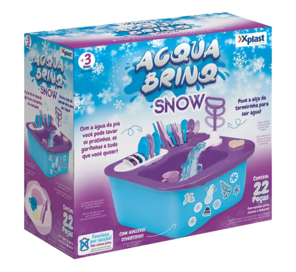 Brinquedo Lava Louça Acqua Brink Snow Acessórios Homeplay - Image 2