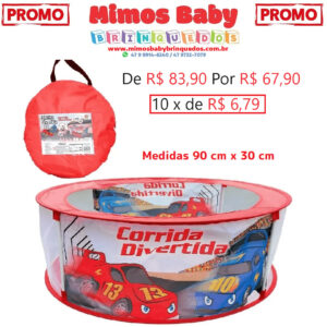 Piscina de Bolinhas Fantástico Circo com 100 Bolas Pica Pau 657