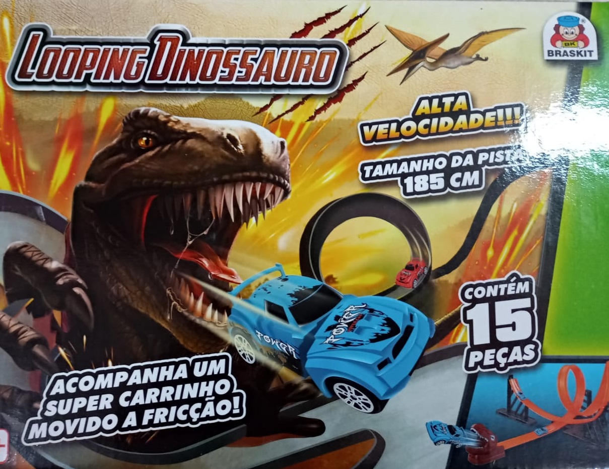 Carrinhos - Pista Trilha dos Dinossauros - Braskit - Loja Virtual