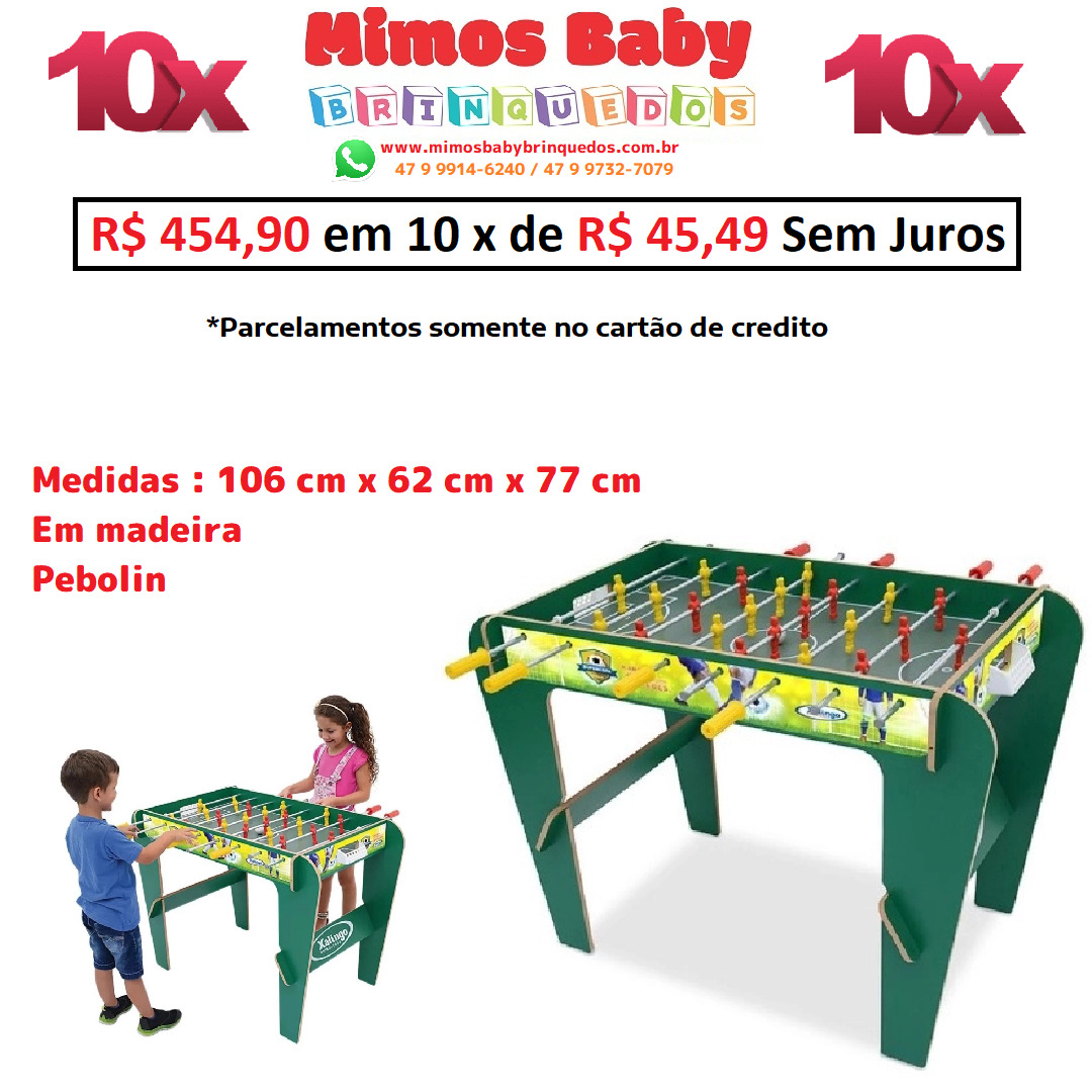 Jogo Futebol de Mesa Infantil Xalingo - xalingo