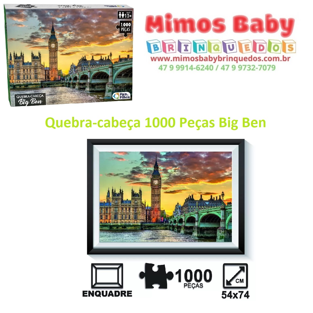 Quebra Cabeça Big Ben Pais & Filhos - News Center Online - newscenter