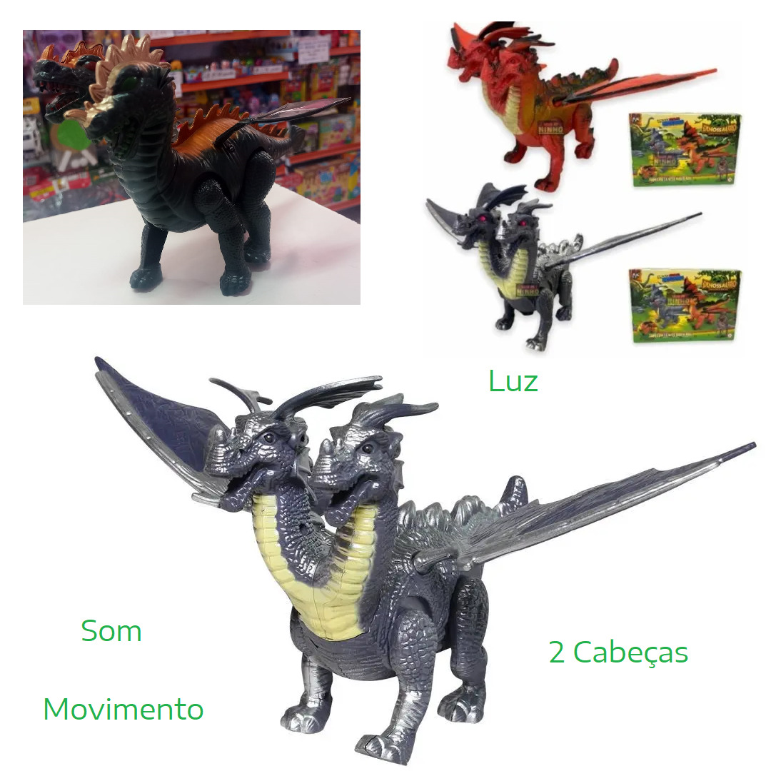 Blocos de Montar Dinossauro Brinquedo Infantil Clic E Lig