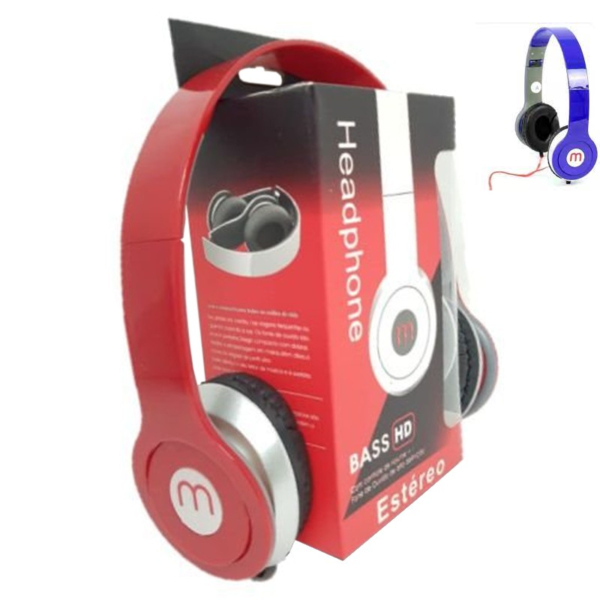 Fone Headphone Bass HD Com Fio - Maxmidia