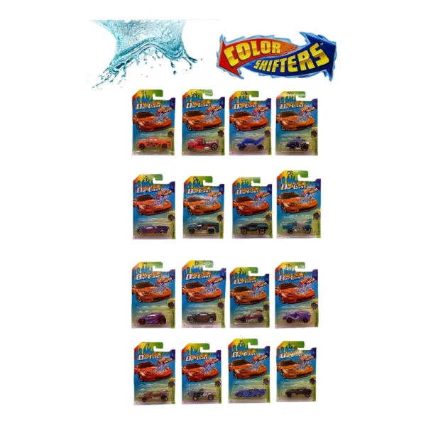 Carrinhos Muda Cor Na Água Die Cast Carrinho Color Shifters Hot Cars - Unidade - Sortido -Tipo Hot Wheels