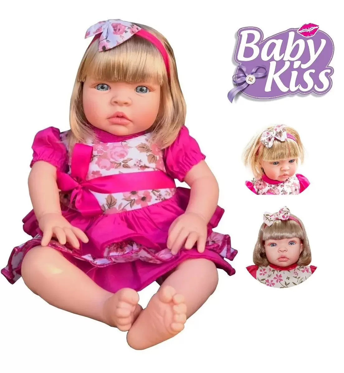 Boneca Bebe Reborn Original Menina Acessórios Super Realista Fada