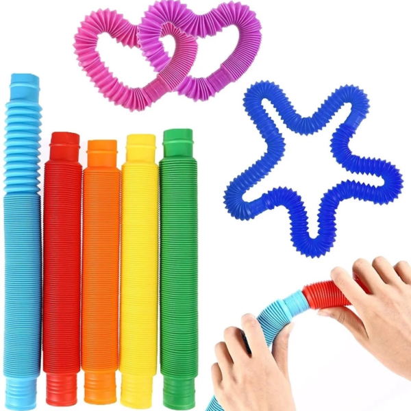 Pop Tube Fidget Toy Cano Anti-stress Brinquedo - Unidade - Image 2