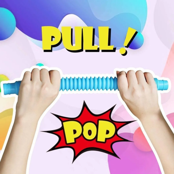 Pop Tube Fidget Toy Cano Anti-stress Brinquedo - Unidade - Image 3