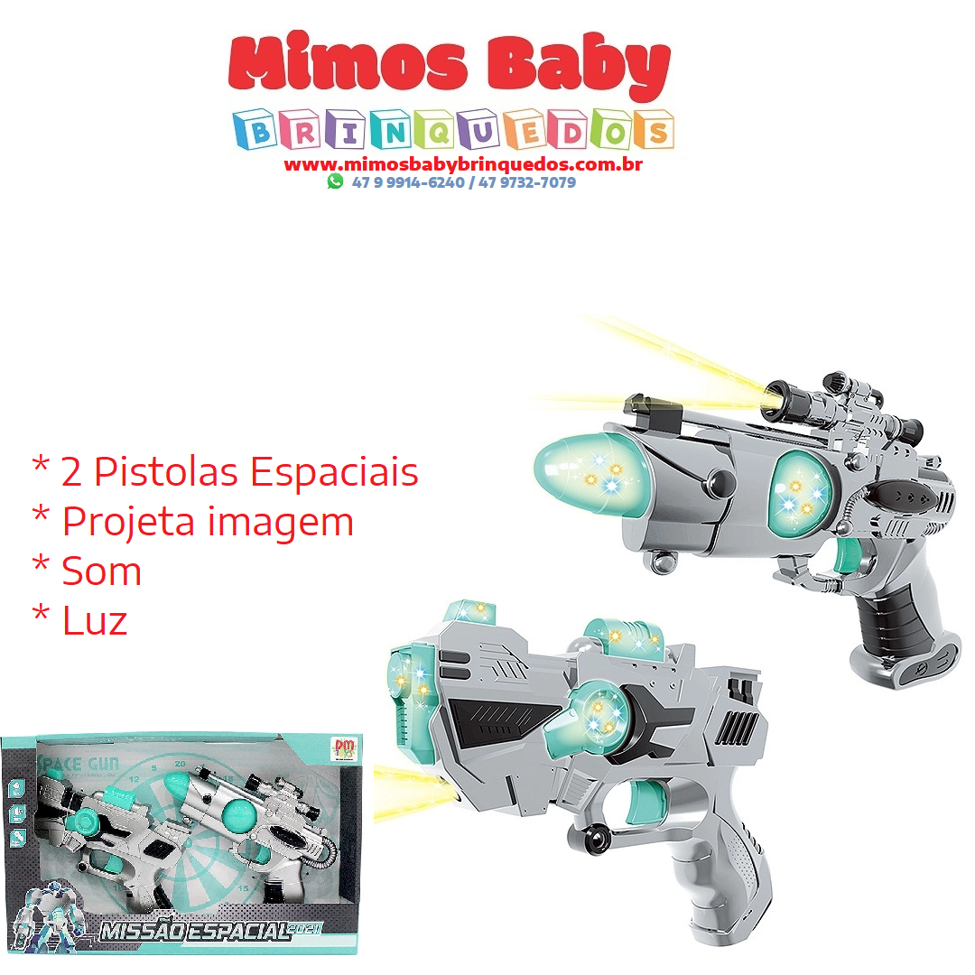 PISTOLA MISSAO ESPACIAL DMT6149