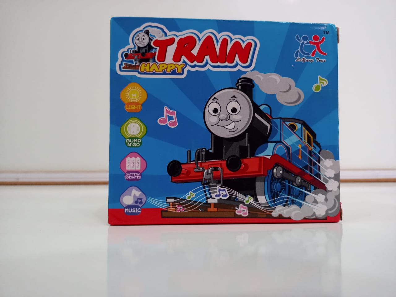 Brinquedo Trem Trenzinho Thomas Infantil Luz Som E Anda