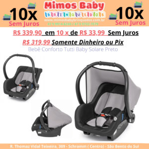 Cadeira para carro Tutti Baby Triton de 15 a 36 Kg - Preto e Cinza -  lojasbecker