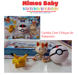 Cartela do Pokemon com 6 peças – Maior Loja de Brinquedos da Região