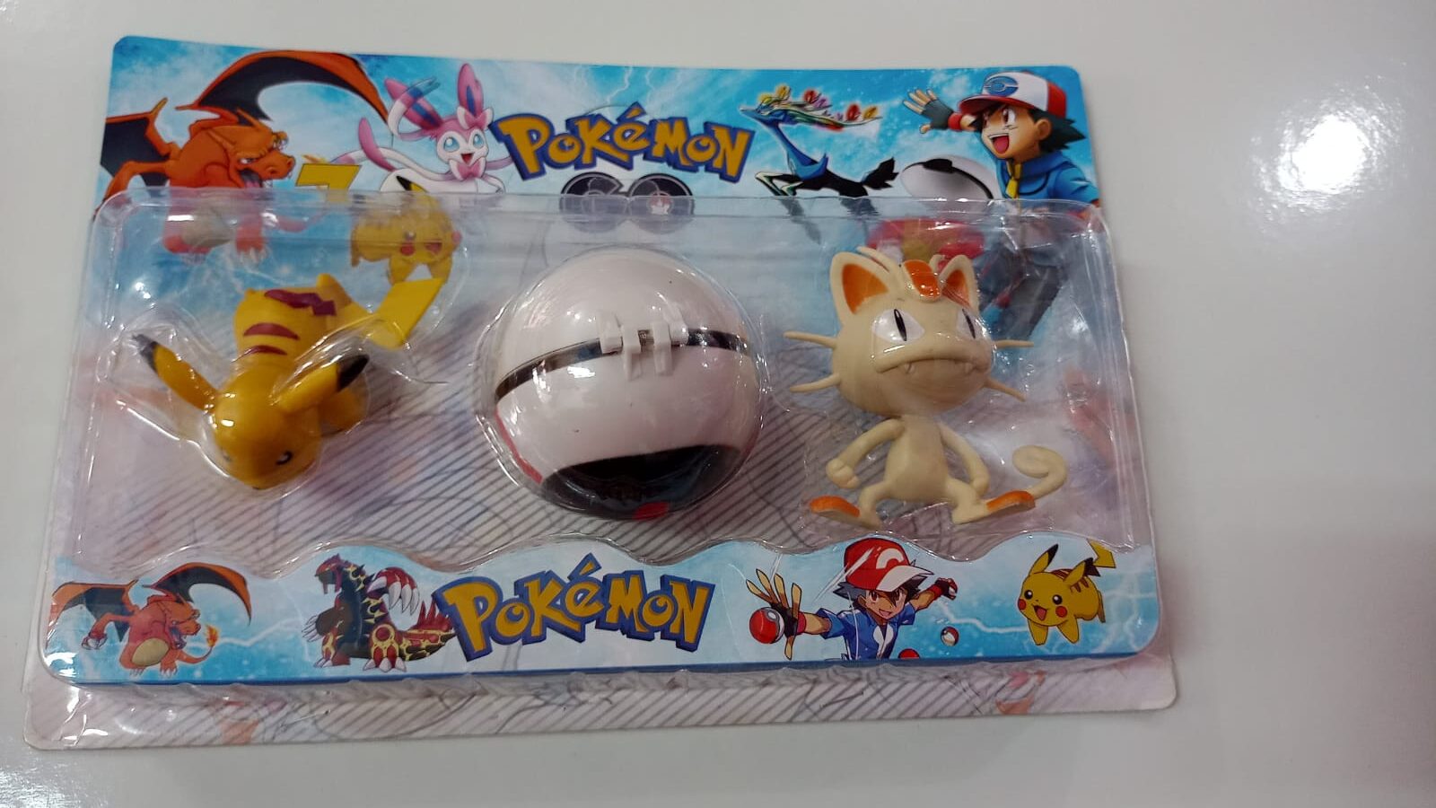 Cartela do Pokemon com 6 peças – Maior Loja de Brinquedos da Região