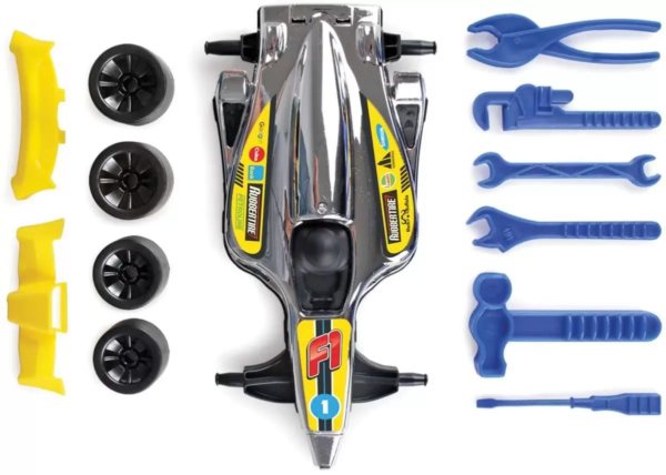 Pit Stop F1 Silver Com Ferramentas para Montar e Desmontar - Xplast - Image 2