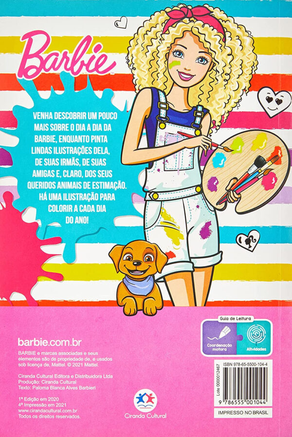Livro 365 Desenhos para Colorir Barbie - Image 3