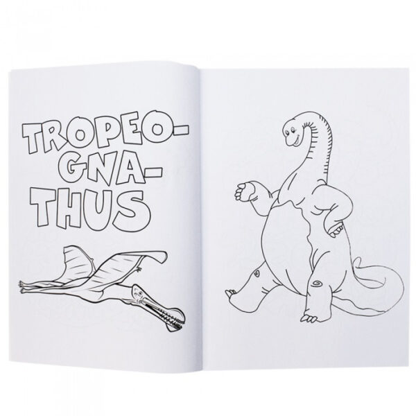 Livro Infantil 365 Desenhos Para Colorir Dinossauro Brasileitura - Image 2
