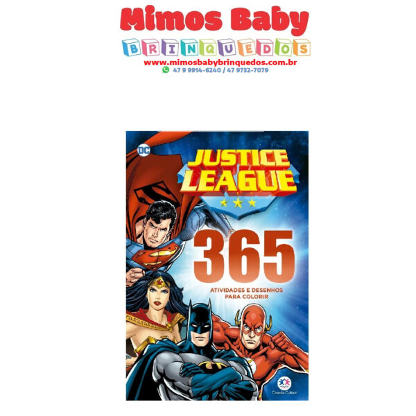 Liga da Justiça - 365 atividades e Desenhos para colorir