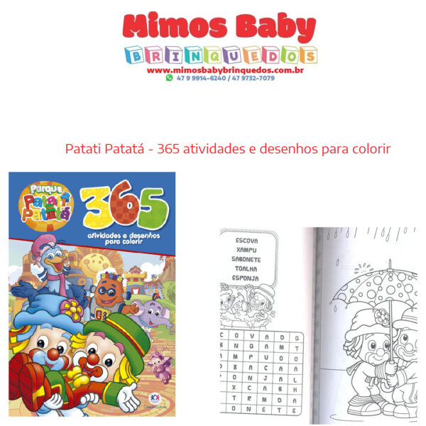 Patati Patatá - 365 atividades e desenhos para colorir