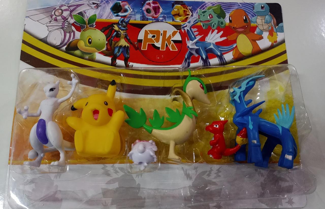 Cartela do Pokemon com 6 peças – Maior Loja de Brinquedos da Região