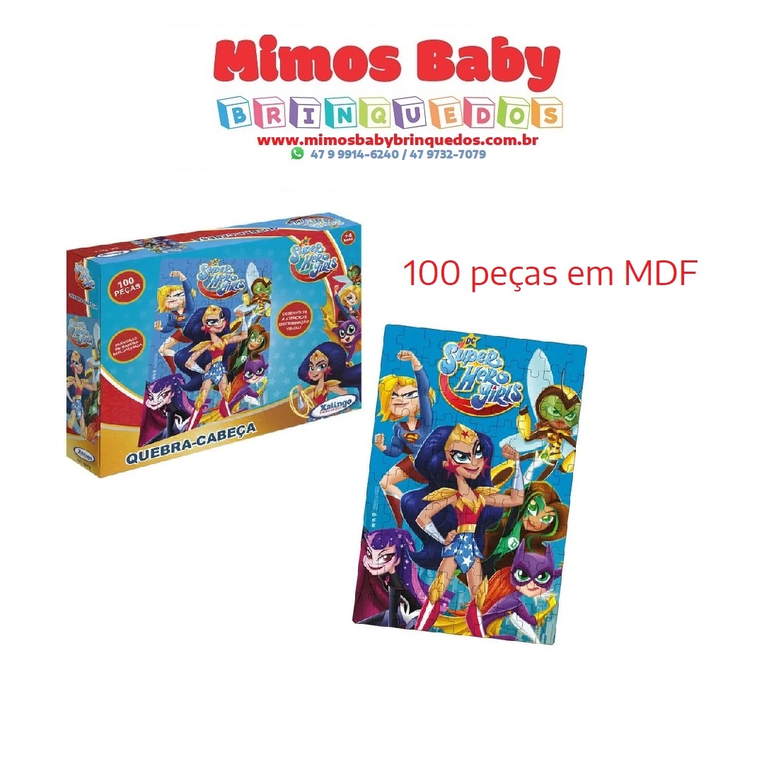 Quebra Cabeça Meninas Super Poderosas 100 Peças - Estrela : :  Brinquedos e Jogos