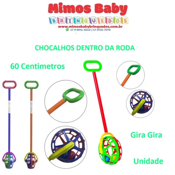 Gira Gira Infantil Cores Sortidas - unidade - 60 centimetros
