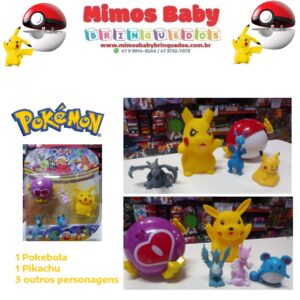 Cartela do Pokemon com 6 peças – Maior Loja de Brinquedos da Região