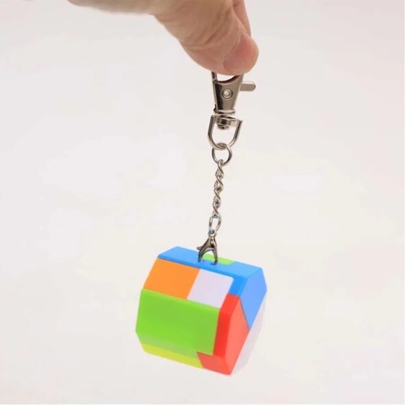 Chaveiro Fidget Toy Cubo Magico P/ Montar Antistress Pop It - Image 7